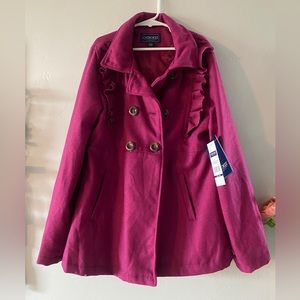 Cherokee Girls Pea Coat 14/16 NWT